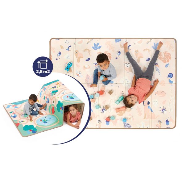 LUDI HRACÍ PODLOŽKA PĚNOVÁ SKLÁDACÍ - HRACÍ PODLOŽKY NA ZEM - SPINKÁNÍ