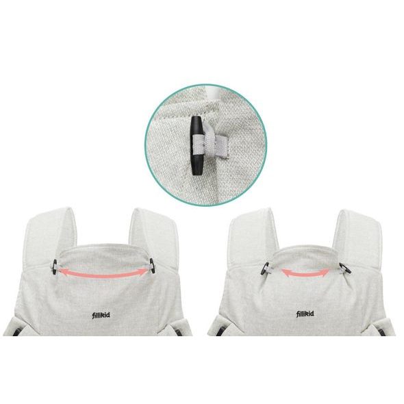 FILLIKID NOSÍTKO NATURAL LIGHT MELANGE - KLOKANKY A ŠÁTKY - NOŠENÍ & SPORT