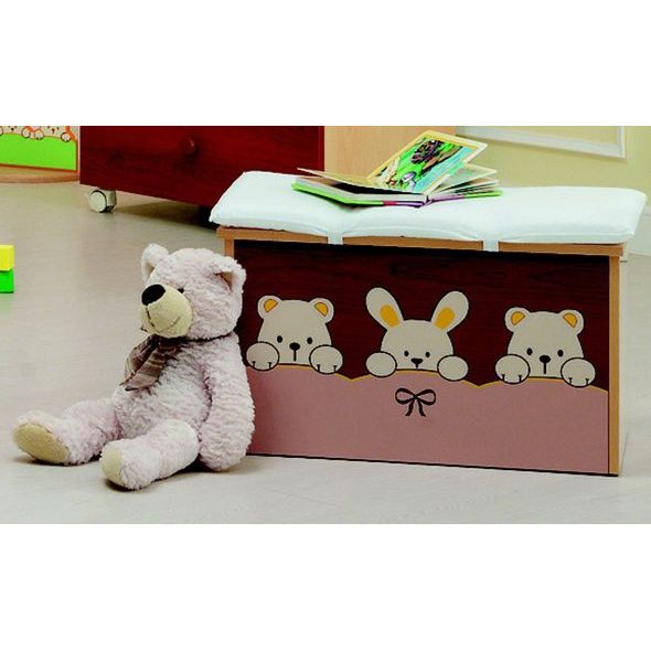 PALI AMOUR BOX NA HRAČKY RUM / PŘÍRODNÍ - DEKORACE A POLIČKY - SPINKÁNÍ