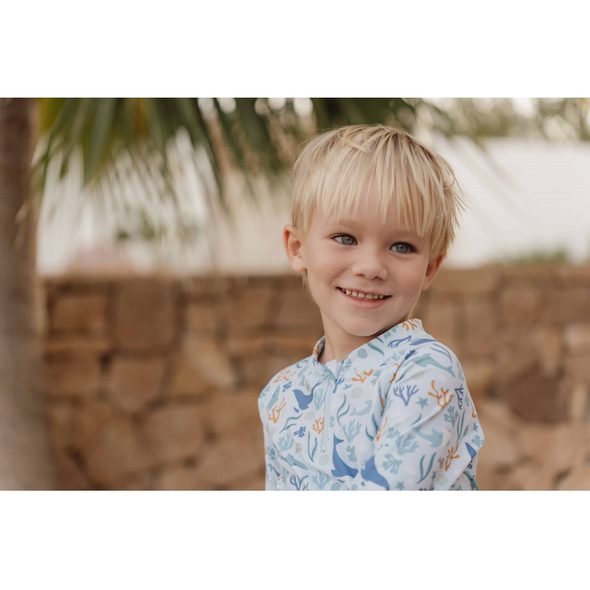 LITTLE DUTCH PLAVECKÉ TRIKO DLOUHÝ RUKÁV OCEAN DREAMS BLUE VEL. 98/104 - TRIČKA KRÁTKÝ / DLOUHÝ RUKÁV - PRO DĚTI