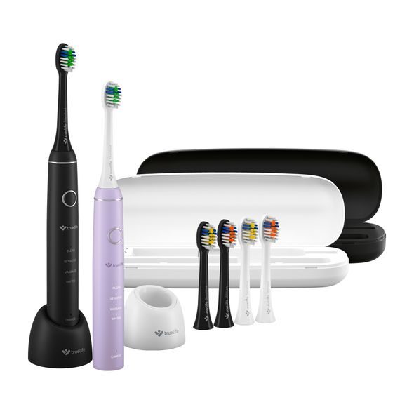 TRUELIFE SONICBRUSH COMPACT DUO BLACK / LAVENDER - ZUBNÍ KARTÁČKY A PASTY - KOUPÁNÍ A ZDRAVÍ