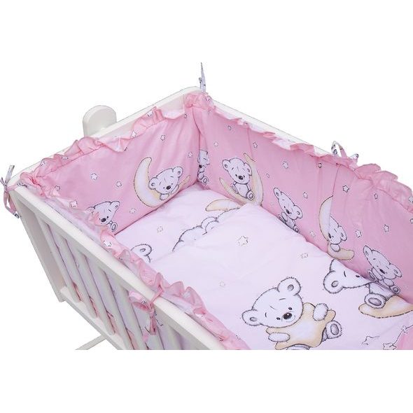 SCARLETT SOUPRAVA DO KOLÉBKY - SCARLETT TORO - RŮŽOVÁ - KOŠÍKY A KOLÉBKY - SPINKÁNÍ