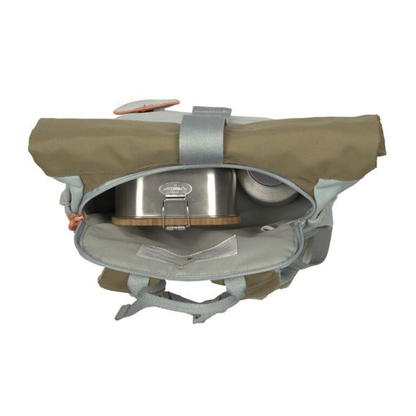 LÄSSIG MINI ROLLTOP BACKPACK NATURE LIGHT BLUE - BATOHY A TAŠKY - PRO DĚTI