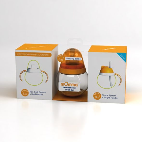 MOMMA NETEKOUCÍ HRNEČEK BPA FREE - KOJENECKÉ LAHVE - KRMENÍ