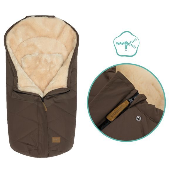 FILLIKID FUSAK ZIMNÍ VEGAN STYLE BROWN - FUSAKY DO KOČÁRKU - KOČÁRKY A PŘÍSLUŠENSTVÍ