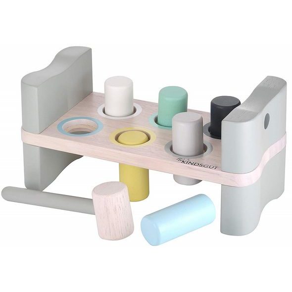 KINDSGUT DŘEVĚNÁ ZATLOUKAČKA - MOTORICKÉ A HRY - PRO DĚTI