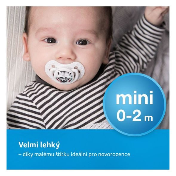 LOVI DUDLÍK S MINI ŠTÍTKEM 0-2M SILIKONOVÝ DYNAMICKÝ WILD SOUL 2KS BOY - ŠIDÍTKA A DOPLŇKY - KRMENÍ