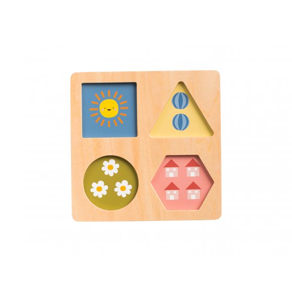 TAF TOYS PUZZLE VKLÁDACÍ TVARY PRO NEJMENŠÍ - VKLÁDÁNÍ TVARŮ - PRO DĚTI