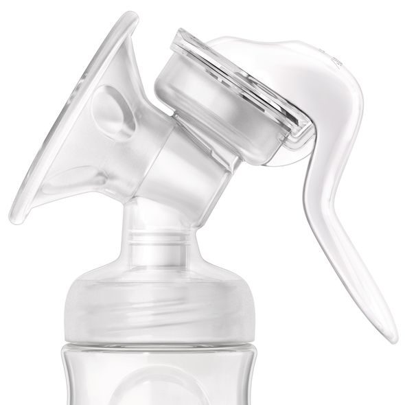 PHILIPS AVENT MANUÁLNÍ ODSÁVAČKA NATURAL + ZÁSOBNÍK 125 ML - ODSÁVAČKY MATEŘSKÉHO MLÉKA - KRMENÍ