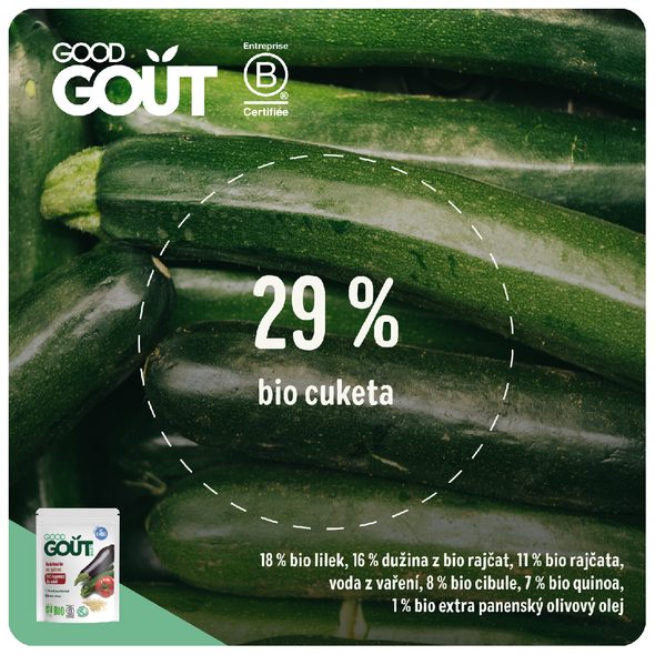 GOOD GOUT BIO RATATOUILLE S QUINOOU 190 G - MASO/ZELENINA - KRMENÍ