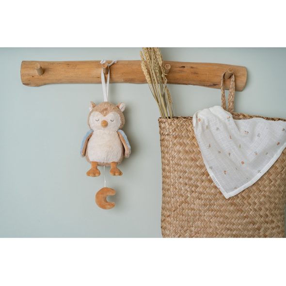 LITTLE DUTCH HUDEBNÍ SOVA FOREST FRIENDS - HRAČKY K ZAVĚŠENÍ - PRO DĚTI