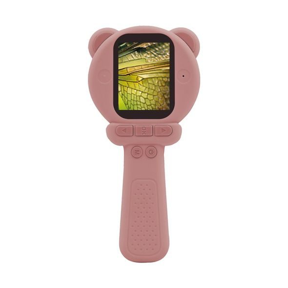 ZAZU DĚTSKÝ DIGITÁLNÍ MIKROSKOP - RŮŽOVÝ - ZAHRADNÍ HRY - PRO DĚTI