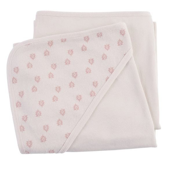 LODGER DREAMER NEWBORN RIB TAN 100 X 100 CM - DĚTSKÉ DEKY PRO MIMINKA - SPINKÁNÍ