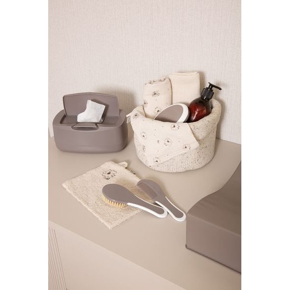 BEBE-JOU DÁRKOVÁ SADA BÉBÉ-JOU CHALK BROWN - HŘEBÍNKY A KARTÁČKY - KOUPÁNÍ A ZDRAVÍ