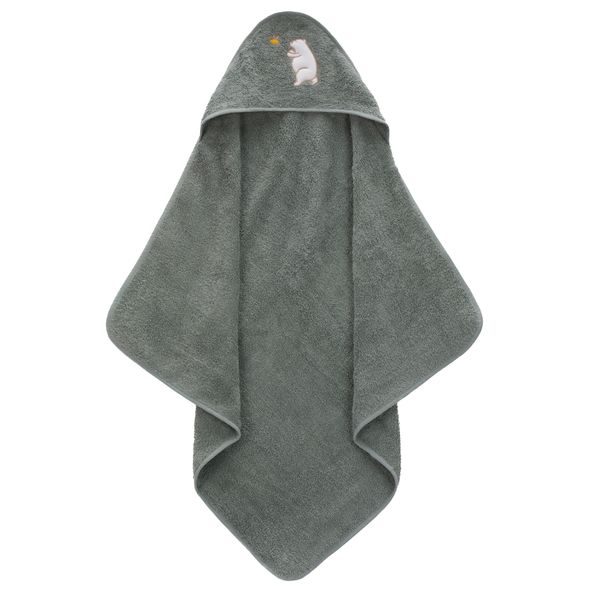 FILLIKID OSUŠKA S KAPUCÍ BEAR GREEN 75X75 CM - OSUŠKY A DĚTSKÉ ŽUPANY - KOUPÁNÍ A ZDRAVÍ
