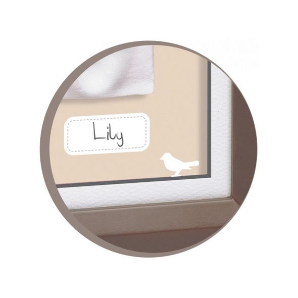 BABY ART DŘEVĚNÝ RÁMEČEK PRO OTISK MY BABY TOUCH DOUBLE BROWN - OTISKY A ALBA - PRO MAMINKY