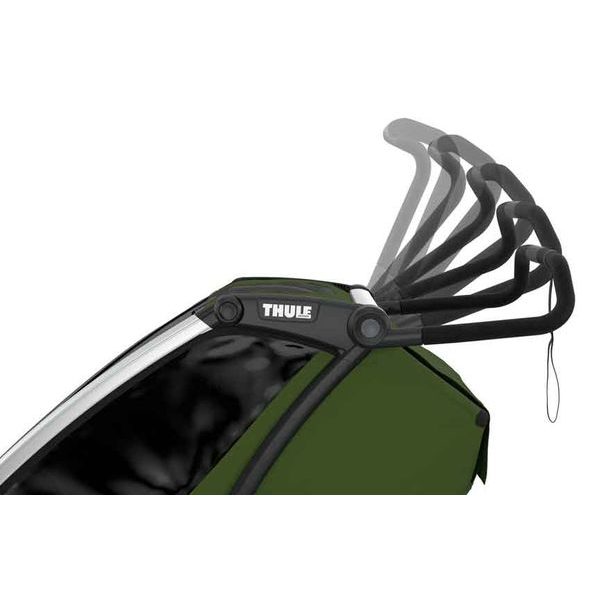 THULE CHARIOT CAB DOUBLE CYPRESS GREEN - VOZÍKY ZA KOLO - NOŠENÍ & SPORT