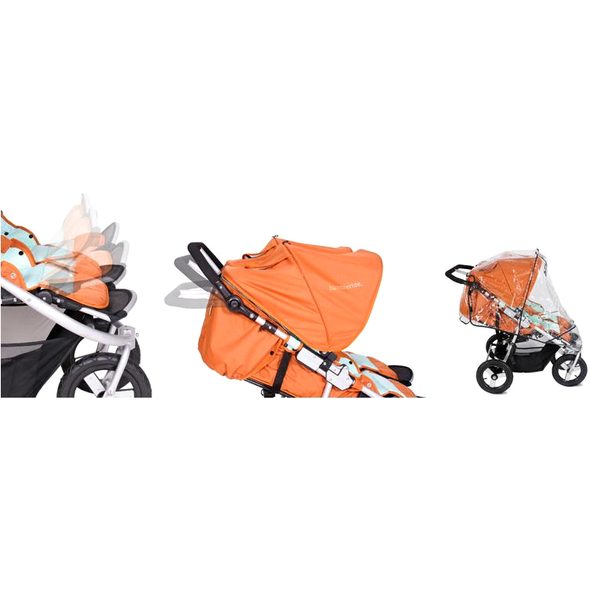 BUMBLERIDE INDIE TWIN 3V1 2010 - KOČÁRKY PRO DVOJČATA - KOČÁRKY A PŘÍSLUŠENSTVÍ