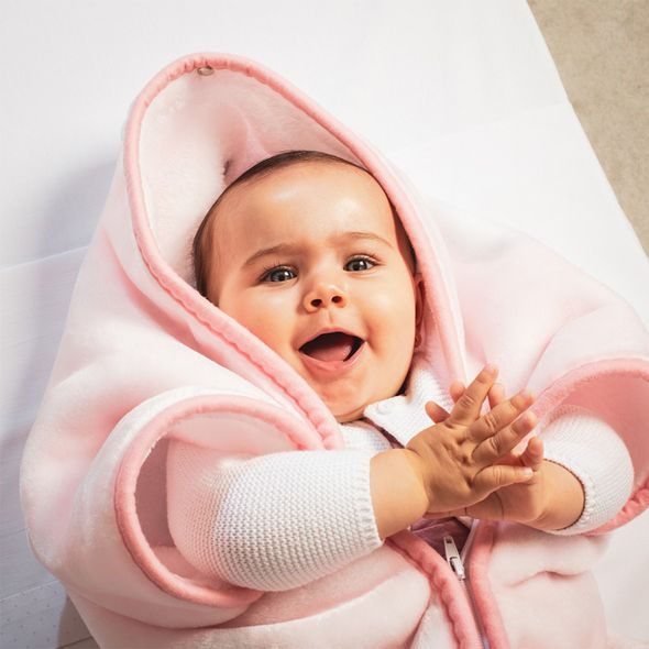 INTERBABY DEKA MEDVÍDEK 80X90 - RŮŽOVÁ - DĚTSKÉ DEKY PRO MIMINKA - SPINKÁNÍ