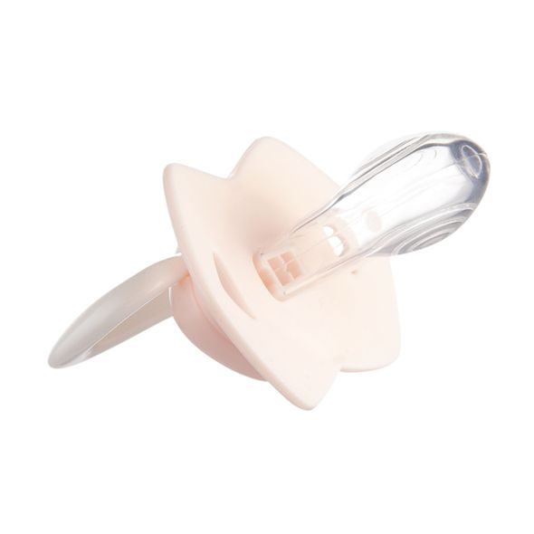 CANPOL BABIES SET SYMETRICKÝCH SILIKONOVÝCH DUDLÍKŮ 0-6M ROYAL BABY RŮŽOVÝ - ŠIDÍTKA A DOPLŇKY - KRMENÍ