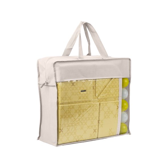 TAF TOYS HRACÍ PODLOŽKA PĚNOVÁ S MÍČKY BLUE YELLOW - HRACÍ PODLOŽKY NA ZEM - SPINKÁNÍ