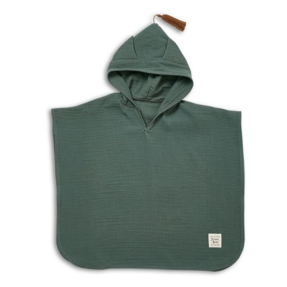 FUNNABABY MUŠELÍNOVÉ PONČO IVY GREEN - OSUŠKY A DĚTSKÉ ŽUPANY - KOUPÁNÍ A ZDRAVÍ