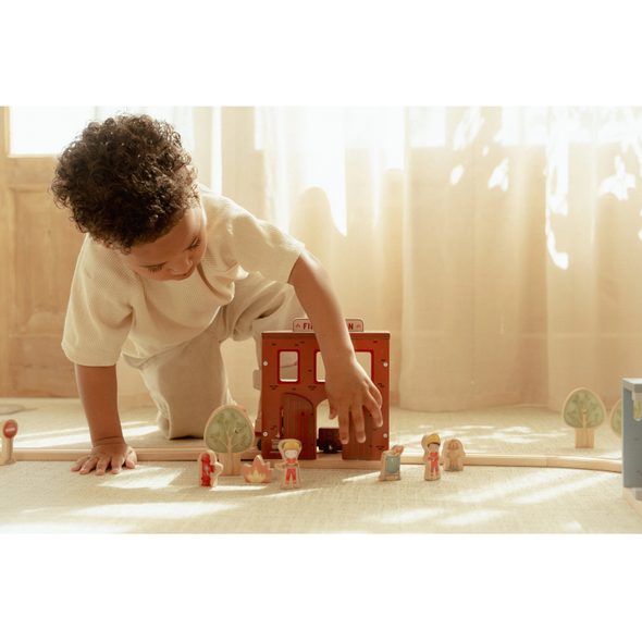 LITTLE DUTCH HASIČSKÁ STANICE DŘEVĚNÁ - LITTLE DUTCH - PRO DĚTI