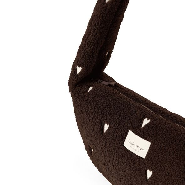 STUDIO NOOS TEDDY MINI CROSS BODY BAG CHOCOLATE HEARTS - DOPLŇKY - PRO MAMINKY