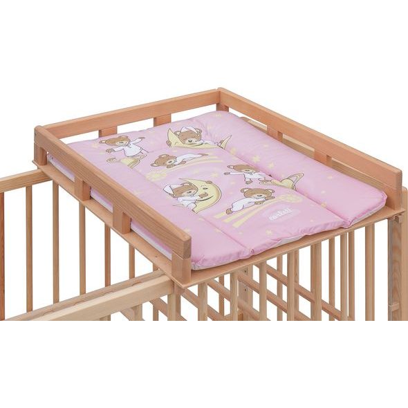 SCARLETT PŘEBALOVACÍ PULT OGY NA POSTÝLKU PŘÍRODNÍ S PŘEBALOVACÍ PODLOŽKOU GALAXY RŮŽOVÁ - PŘEBALOVACÍ PULTY - PŘEBALOVÁNÍ