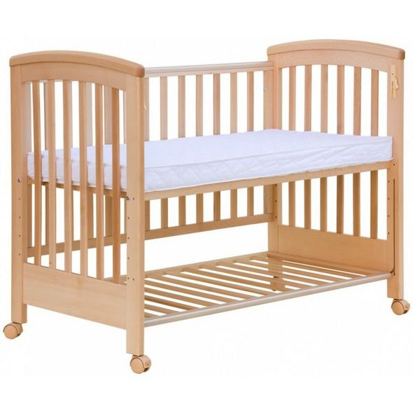 SCARLETT DĚTSKÁ POSTÝLKA K POSTELI RODIČŮ SCARLETT LAURA - PŘÍRODNÍ (BUK) - 120 X 60 CM - DŘEVĚNÉ POSTÝLKY - SPINKÁNÍ