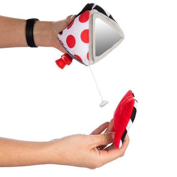 CANPOL BABIES KONTRASTNÍ ZÁVĚSNÁ HRAČKA S KLIPEM SENSORY - HRAČKY K ZAVĚŠENÍ - PRO DĚTI