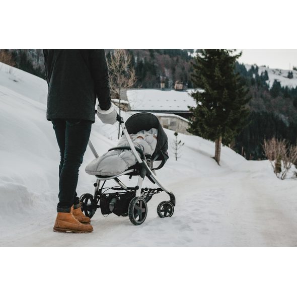 BEABA RUKAVICE NA KOČÁREK GREY - RUKÁVNÍKY NA KOČÁREK - KOČÁRKY A PŘÍSLUŠENSTVÍ