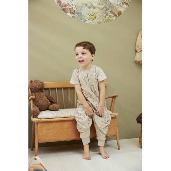 MEYCO LETNÍ JUMPER RIB MINI SPOT VEL.80 - SAND MELANGE - SPACÍ PYTLE - SPINKÁNÍ