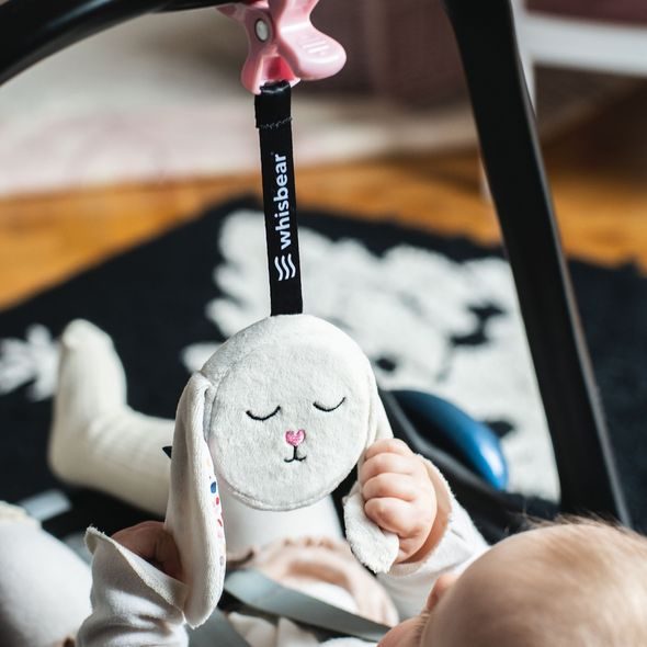 WHISBEAR® ŠUMÍCÍ ZÁVĚSNÝ KRÁLÍK - HRAČKY K ZAVĚŠENÍ - PRO DĚTI