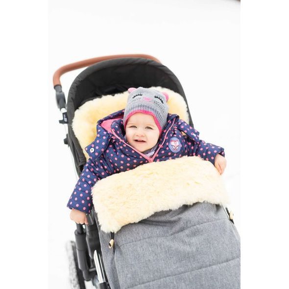 FILLIKID FUSAK ZIMNÍ Z JEHNĚČÍ KOŽEŠINY BERNINA BLACK - FUSAKY DO KOČÁRKU - KOČÁRKY A PŘÍSLUŠENSTVÍ