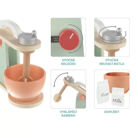ZOPA DŘEVĚNÝ MIXÉR SET - JAKO MAMINKA - PRO DĚTI