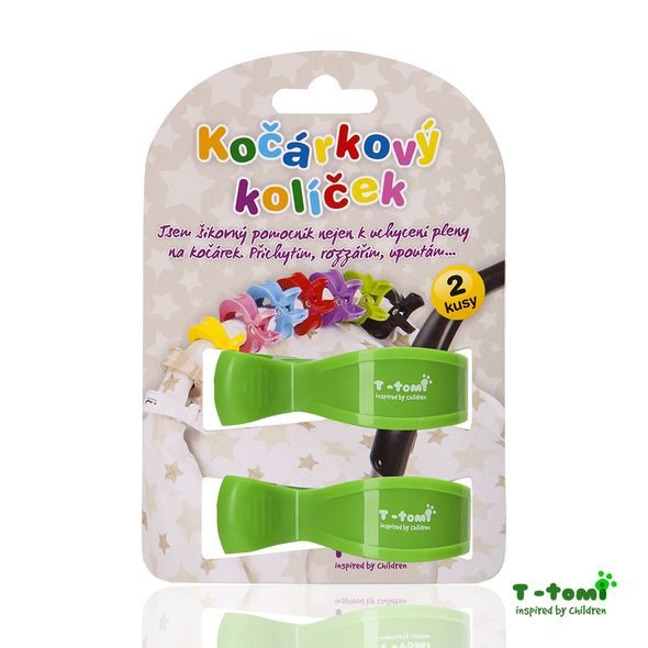 T-TOMI KOČÁRKOVÝ KOLÍČEK 2KS - HÁČKY, POPRUHY A KOLÍČKY - KOČÁRKY A PŘÍSLUŠENSTVÍ