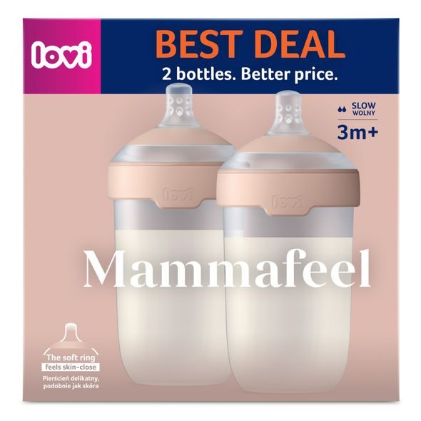 LOVI SET LAHVÍ MAMMAFEEL 250ML 2KS - KOJENECKÉ LAHVE - KRMENÍ