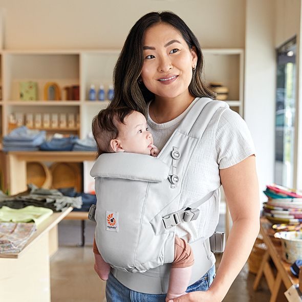 ERGOBABY ADAPT SOFT TOUCH COTTON PEARL GREY - ERGONOMICKÁ NOSÍTKA - NOŠENÍ & SPORT