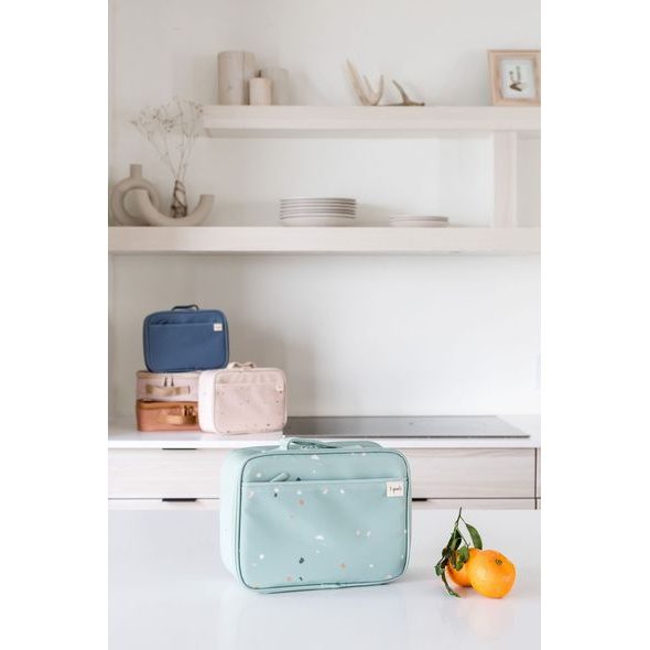 3 SPROUTS TAŠKA NA SVAČINU RECYCLED TERRAZZO GREEN - KRABIČKY NA SVAČINU - KRMENÍ