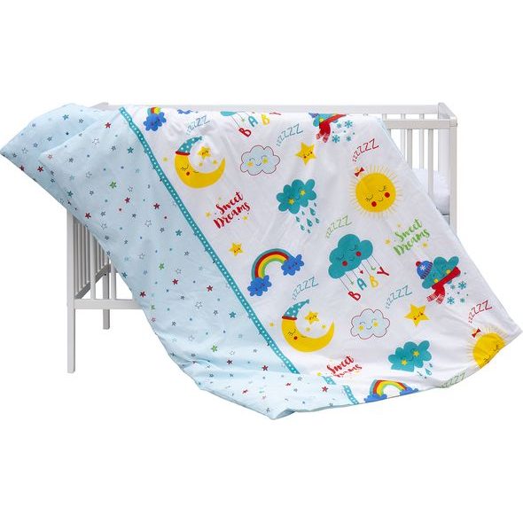 SCARLETT DĚTSKÁ POSTÝLKA S KOMPLETNÍ VÝBAVOU PAPILO 120 X 60 CM - DŘEVĚNÉ POSTÝLKY - SPINKÁNÍ