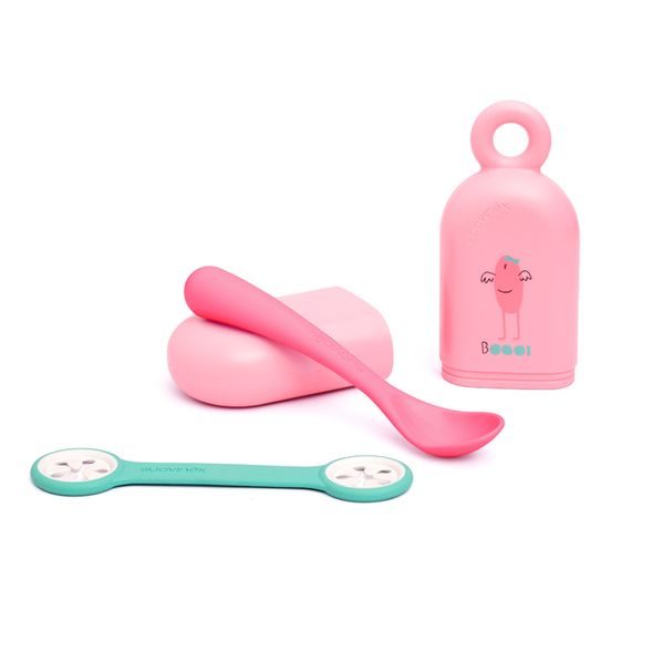 SUAVINÉX SET NA CESTY - KRABIČKA + LŽÍCE + SPONKA - LŽIČKY A PŘÍBORY - KRMENÍ