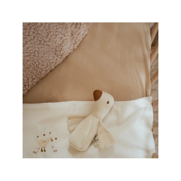 LITTLE DUTCH PROSTĚRADLO NAPÍNACÍ 120X60 CM PURE SOFT BEIGE - PROSTĚRADLA - SPINKÁNÍ