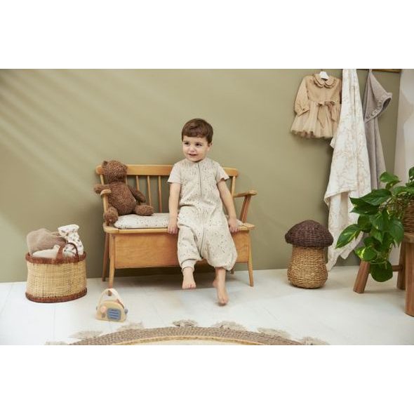 MEYCO LETNÍ JUMPER RIB MINI SPOT VEL.80 - SAND MELANGE - SPACÍ PYTLE - SPINKÁNÍ