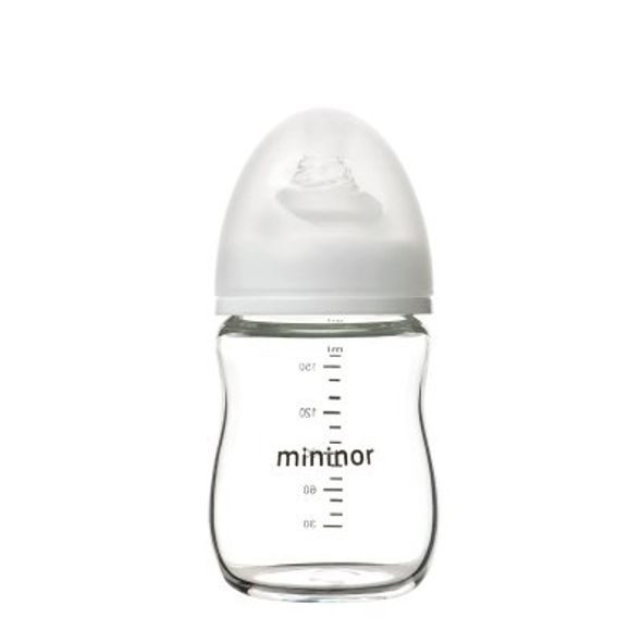 MININOR SKLENĚNÁ KOJENECKÁ LAHEV 160ML 0M - KOJENECKÉ LAHVE - KRMENÍ