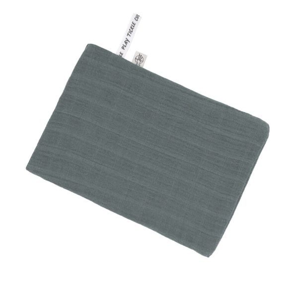 LÄSSIG MUSLIN WASH GLOVE SET 3 PCS PETROL GREEN - ŽÍNKY A HOUBIČKY - KOUPÁNÍ A ZDRAVÍ