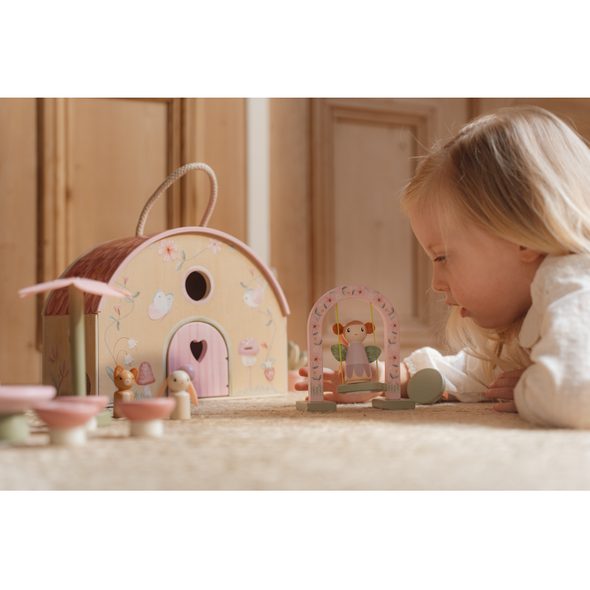 LITTLE DUTCH DOMEČEK PRO VÍLY DŘEVĚNÝ PŘENOSNÝ FAIRY GARDEN - DOMEČKY A FIGURKY - PRO DĚTI
