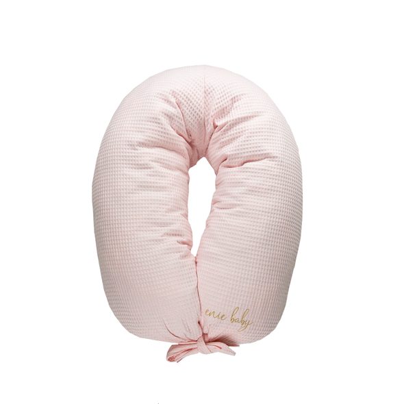 ENIE BABY KOJÍCÍ POLŠTÁŘ VAFLOVÝ RŮŽOVÝ Z PAMĚŤOVÉ PĚNY - KOJÍCÍ POLŠTÁŘE - KRMENÍ