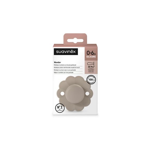 SUAVINEX DUDLÍK SX PRO FYZIOLOGICKÝ WONDER 0/6M - GRAY CLOUDS - ŠIDÍTKA A DOPLŇKY - KRMENÍ