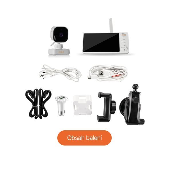 ZOPA DIGITÁLNÍ VIDEO MONITOR HOME & CAR 3V1 - ELEKTRONICKÉ CHŮVIČKY - SPINKÁNÍ